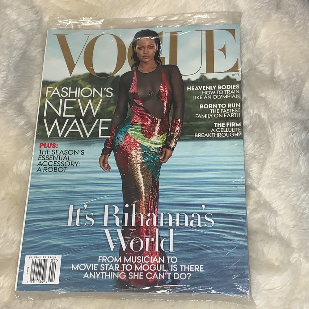 Vogue Magazine April 2016 Rihanna new unopened
